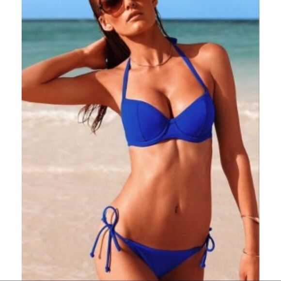 Victoria's Secret Other - ✨VS Push Up Royal Blue Bikini Top✨